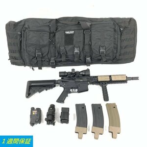 東京マルイ TOKYO MARUI RECCE RIFLE M4 レシーライフル ブラック 次世代電動ガン スコープ/マガジン他一式セット 18才以上用＊1週間保証