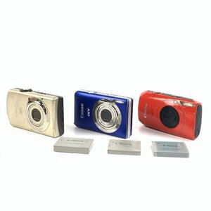 Canon IXY 30S / 210F / 920IS キヤノン コンパクトデジタルカメラ まとめ売り３点セット バッテリー×3付き●現状品