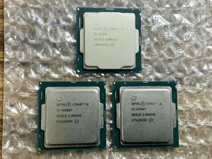 【intel Core i5 番号違い3個SET】CPU　1円スタート売り切り　ジャンク　中古　動作PC分解救出品　送料全国一律２3０円