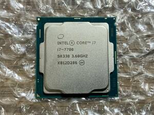 【intel Core i7 7700 3.60GHz】CPU　1円スタート売り切り　ジャンク　中古　動作PC分解救出品　送料全国一律２3０円