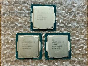 【intel Core i3-9100 3.60GHz 3個】CPU　1円スタート売り切り　ジャンク　中古　動作PC分解救出品　送料全国一律２3０円