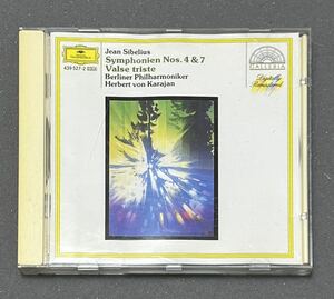 CD★【輸入盤】シベリウス SIBELIUS : Symphonien Nos.4&7 Valse triste / ベルリン・フィルハーモニー カラヤン 廃盤