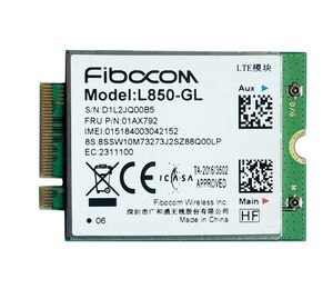 [ new goods ]Lenovo ThinkPad for Fibocom L850-GL 4GLTE module WWAN card SIM free X280 X395 X390Yoga X13Yoga X1 Yoga X1Carbon Gen6