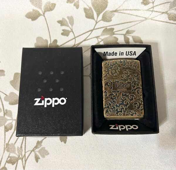 ZIPPO C 2019 アラベスク 唐草模様 5面加工 シリアルナンバー 1番