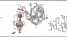 【送料無料】ホンダ純正CB250T CB400T ホーク ホーク2オイルフィルタードレンパッキンセット(ガスケット エレメント バブ デイトナ )_画像2