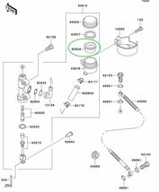 【送料無料】カワサキ純正 ZRX400 ZRX400-2 リアマスターシリンダーダイアフラム (リヤ マスター シリンダー ブレーキ)_画像2