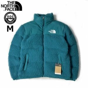 1円～!売切!【正規新品】THE NORTH FACE◆SHERPA NUPTSE JACKET ボア ダウンジャケット シェルパ ヌプシ US限定 モコモコ(M)青 190122-175