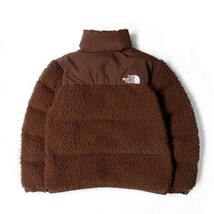 1円～!売切!【正規新品】THE NORTH FACE SHERPA NUPTSE JACKET ダウンジャケット ヌプシ モコモコ シェルパフリース ボア(L)茶 190122-175_画像8