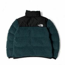 1円～!売切!【正規新品】THE NORTH FACE SHERPA NUPTSE JACKET ダウンジャケット ヌプシ モコモコ シェルパフリース ボア(M)緑 190122-175_画像8