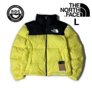 1円～!売切!【正規新品】THE NORTH FACE◆1996 RETRO NUPTSE JACKET ダウンジャケット ヌプシ US限定 RDS認証 アウトドア(L)黄 190122-160