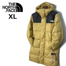 1円～!売切!【正規新品】THE NORTH FACE◆HYDRENALITE DOWN MID◆ダウンジャケット パーカー US限定 防寒 ミドル丈(XL)ベージュ 190122-150_画像3