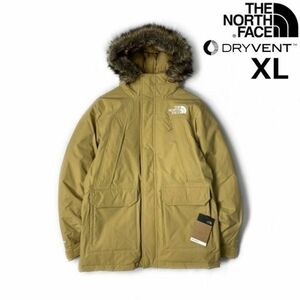 1円～!売切!【正規新品】THE NORTH FACE◆MCMURDO PARKA ダウンジャケット マクマード パーカー US限定 ロゴ刺繍(XL)ベージュ 190122-200