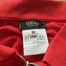 Versace Jeans Couture ヴェルサーチェ ジーンズ クチュール レッド 長袖 ポロシャツ XXL_画像3