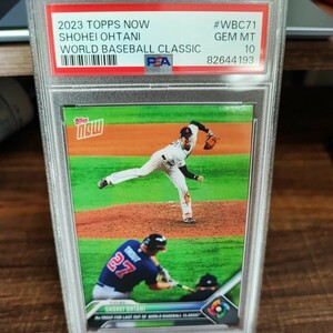 【PSA10】topps now WBC 大谷翔平 マイク・トラウト 最終戦最終打席対決 カード トレカ