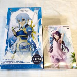 未開封新品　フィギュア　ソードアートオンライン SAO 2体セット シノン　ユウキ