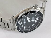 稼働良品★Bell＆Ross　ベル&ロス　TYPE MARINE　タイプマリーン　デイト　QZ　ブラック★ギャラ有　送料・税込_画像3