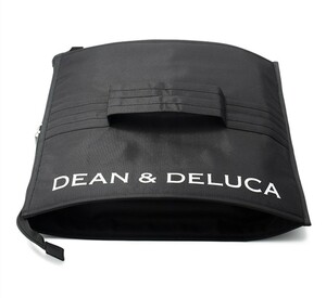 DEAN&DELUCA クーラーバッグスクエア ブラック 黒 エコバッグ トートバッグ 折りたたみ Dean & Deluca black ディーン&デルーカ 