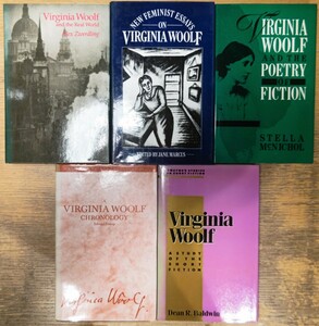 y1102-34.ヴァージニア・ウルフ まとめ/女流文学/英米文学/ Virginia Woolf 小説/詩/文芸評論/洋書/ポエム/ハードカバー/エッセイ