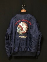 ◆VIP MA-1　フライトジャケット ダウンジャケット　ダウン90％ 4XL　極上デザイン_画像1