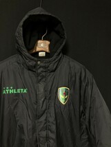 防寒◆ATHLETA アスレタ FC FC PHOENIX　ベンチコート S　ブラック_画像3