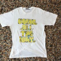 freshjive プリントtシャツ　size L クリーム色　made in USA_画像2