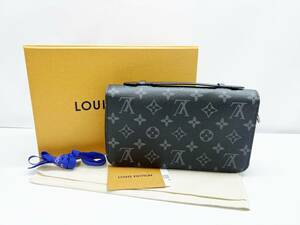 現行モデル　美品　Louis Vuitton　ルイヴィトン　モノグラムエクリプス　 ジッピーXL　長財布　クラッチ　セカンドバッグ　RFID　M61698