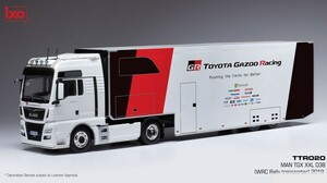 イクソ ixo 1/43 : MAN TGX XXL D38 WRC トランスポーター 2019 : TOYOTA GAZOO Racing