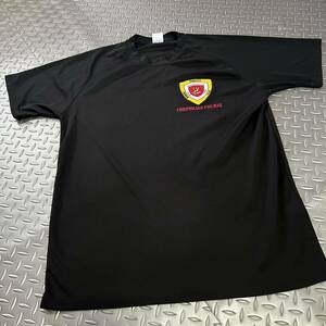 US 米軍放出品　Tシャツ　LARGE INSTRUCTOR BLACKランニング　スポーツ　サバゲ　(INV WX75)