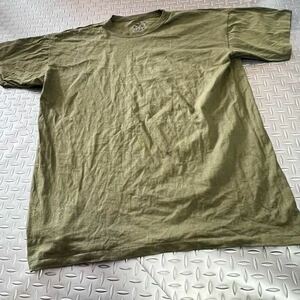 US 米軍放出品　TシャツDUKE LARGE MARINES OD ランニング　スポーツ　サバゲ　(INV ZA102)