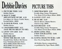 BLUES ROCK：DEBBIE DAVIES／PICTURE THIS_画像4