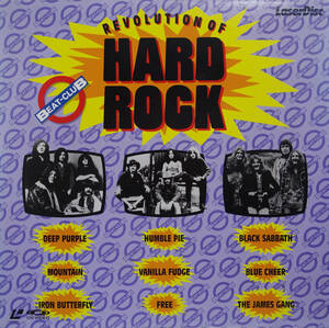 レーザーディスク：REVOLUTION OF HARD ROCK／DEEP PURPLE, BLACK SABBATH, VANILLA FUDGE, FREE etc 