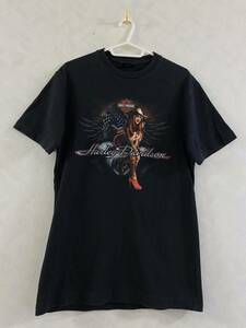 Harley-Davidson SANEI MOTORS Tシャツ フリーサイズ ハーレーダビッドソン ピンナップガール ヴィンテージ 古着 ユニバーサルミュージック