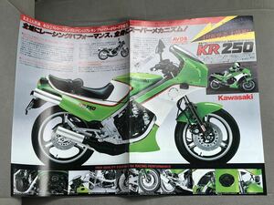 カタログ チラシ Kawasaki カワサキ KR250 Z400 Z750