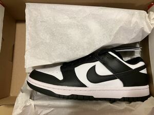 新品未使用 24.5cm 7.5 Nike WMNS Dunk Low White Black ナイキ ダンク ロー ウィメンズ パンダ 箱ダメージ有