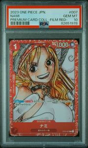 PSA10 Nami ナミ 007 プレミアムカードコレクション One Piece Film Red Premium Card Collection Film Red