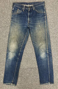 60's リーバイス 606 bigE ジーンズ デニム Levi's 濃色 ヴィンテージ (検 大戦 革パッチ 506XX 507xx S501XX 501XX LEE ラングラー