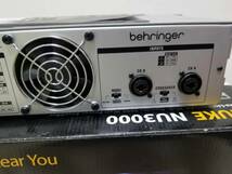 BEHRINGER ベリンガー パワーアンプ NU3000_画像2