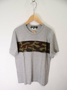  Comme des Garcons * Homme *du(Deux) camouflage line short sleeves shirt [M'sS/3 ten thousand jpy / gray /SA rank ]e3I