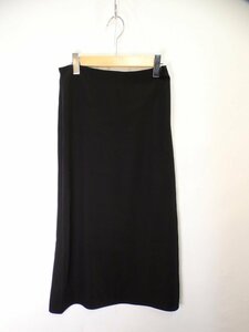 te milk s Beams Demi-Luxe BEAMS long skirt [L's(38)/ black /S rank ]e3E