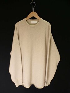 エクストリーム カシミア(extreme cashmere)　カシミヤ100ワイドニット 【L's(38)/8.6万円/ベージュ/Sランク】e3G0