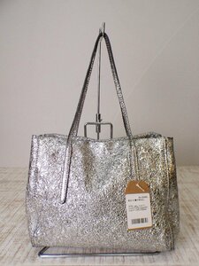  Abu roabro silver handbag [L's(sizeXS)/ silver /A rank ]f3AA