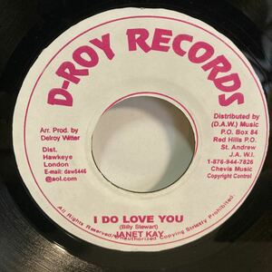 レア人気曲！I DO LOVE YOU / JANET KAY ラバーズ　lovers レゲエ　reggae 美盤