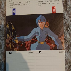 ジブリ 風の谷のナウシカ カセットインデックス ☆ ナウシカ テト ☆ スタジオジブリ Nausicaa of the valley of the wind インデックス ③