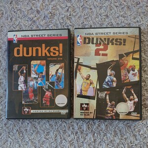 DVD NBA STREET SERIES 2枚セット ☆ dunks! , DUNKS! 2 ☆ 2003年 2005年 ワーナー・ホーム・ビデオ ☆ NBA ストリートシリーズ ダンク！