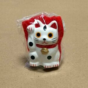 招き猫 (白) 高さ：約5cm 雑貨 置き物 [ 新品 ] 