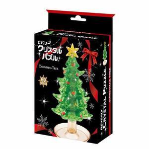  crystal puzzle Christmas tree 69 piece solid puzzle / Beverly [ new goods ]