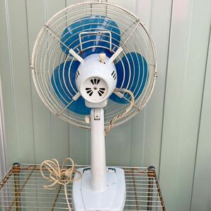 【ジャンク】希少 KAWASAKI カワサキ 扇風機 91-110 AC ELECTRIC FAN 35cm 昭和 レトロ アンティーク 動作品 現状渡しの画像6