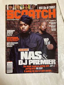 雑誌 洋書 Scratch January/February 2006 Nas DJ Premier マガジン Magazine