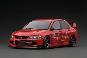 イグニッションモデル 1/18 ランサーエボリューション Mitsubishi Lancer Evolution IX MR (CT9A) Red IG2374 ランエボ ignition model