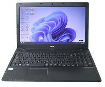 ハイスペック！★acer TMP453M core i5 メモリ8GB 新品SSD240GB 最新Win11ver23H2　 15.6インチ カメラ office2021　bluetooth★ 管1572_画像1